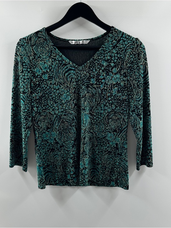 Peter Nygard Tops - Peter Nygård Green Patterned Top – Estimated Women’s Medium